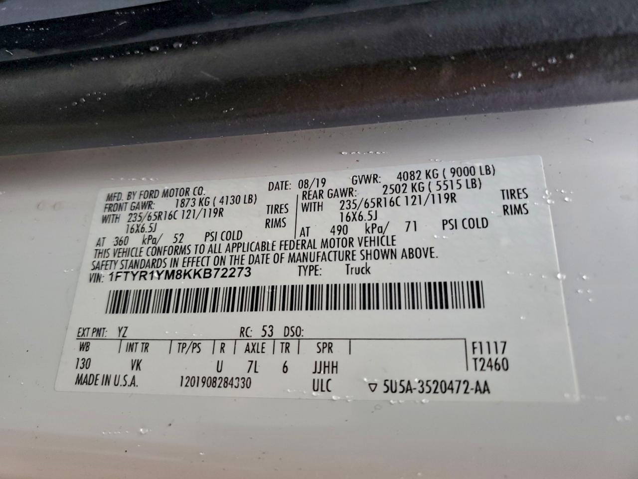 Ford Transit T-250 Image 12