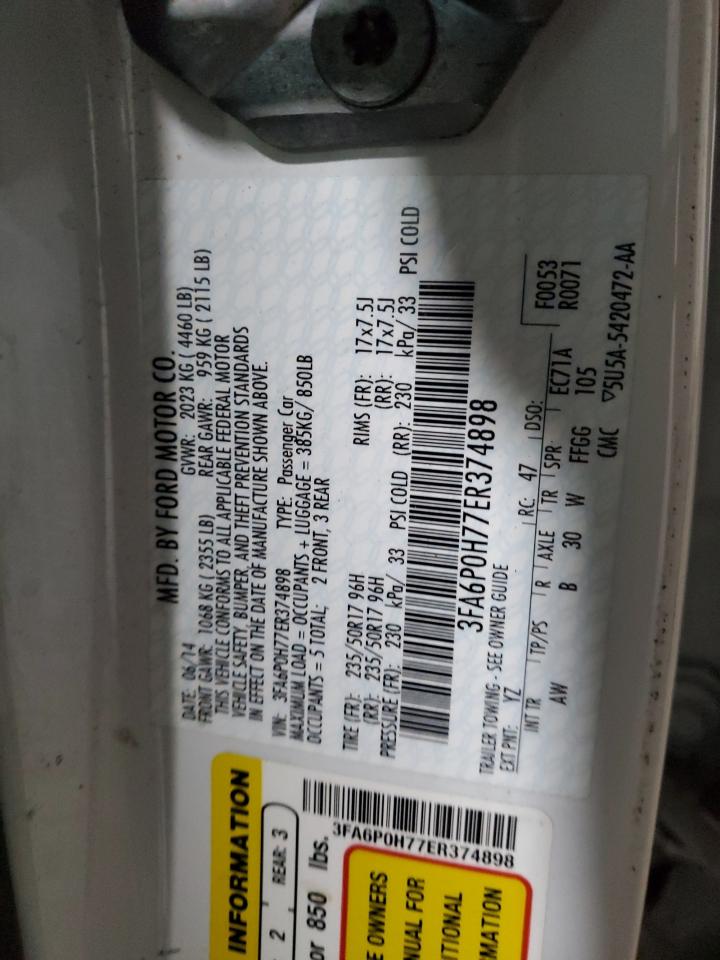 Ford Fusion Se Image 4