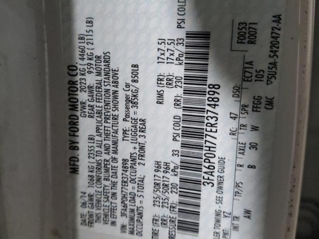 Ford Fusion Se Image 4