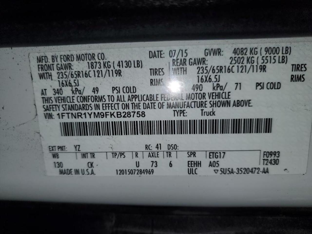 Ford Transit T-250 Image 8