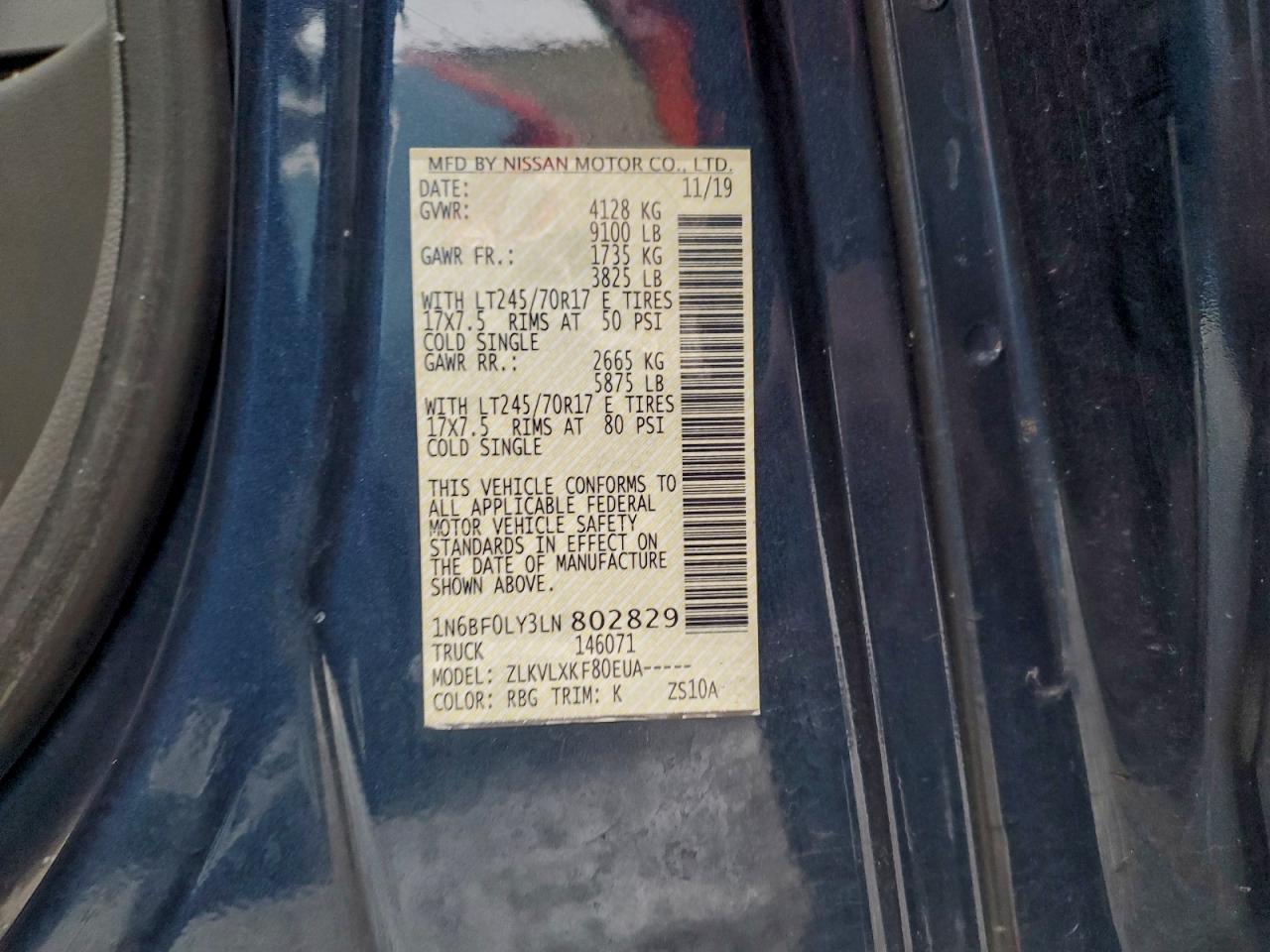 Nissan Nv 2500 S Image 10