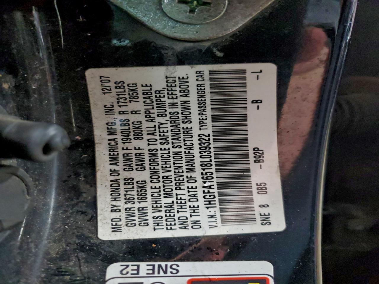 Honda Civic Lx Image 8