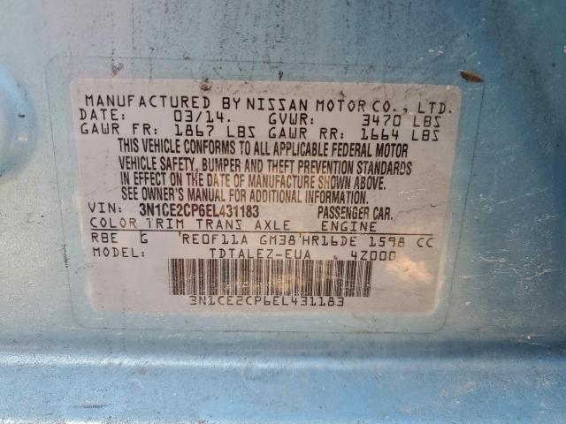 Nissan Versa S Image 7