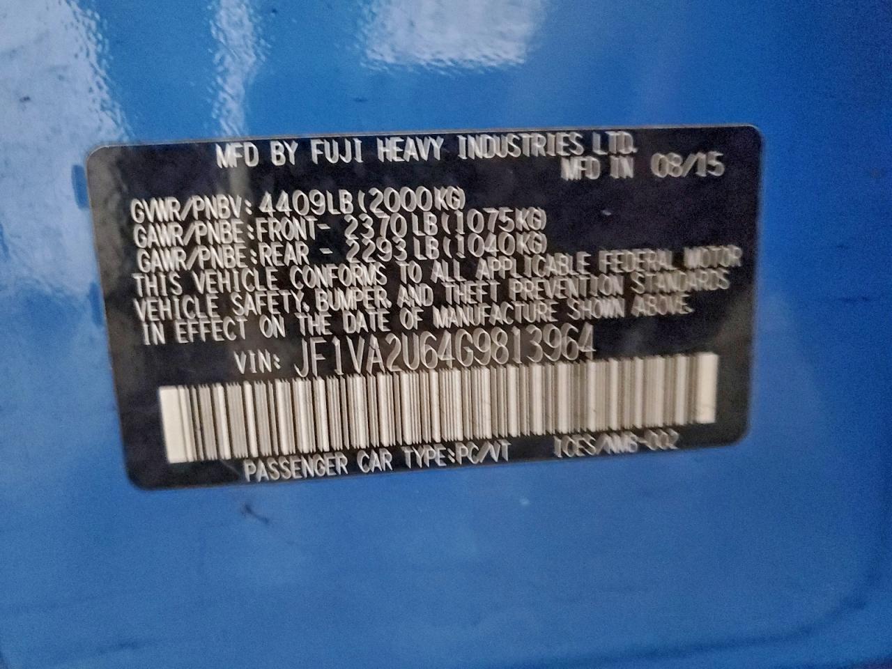 Subaru WRX Sti Limited Image 10