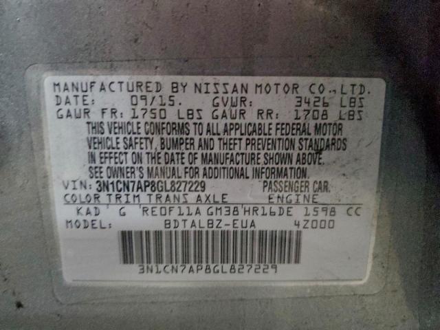 Nissan Versa S Image 11