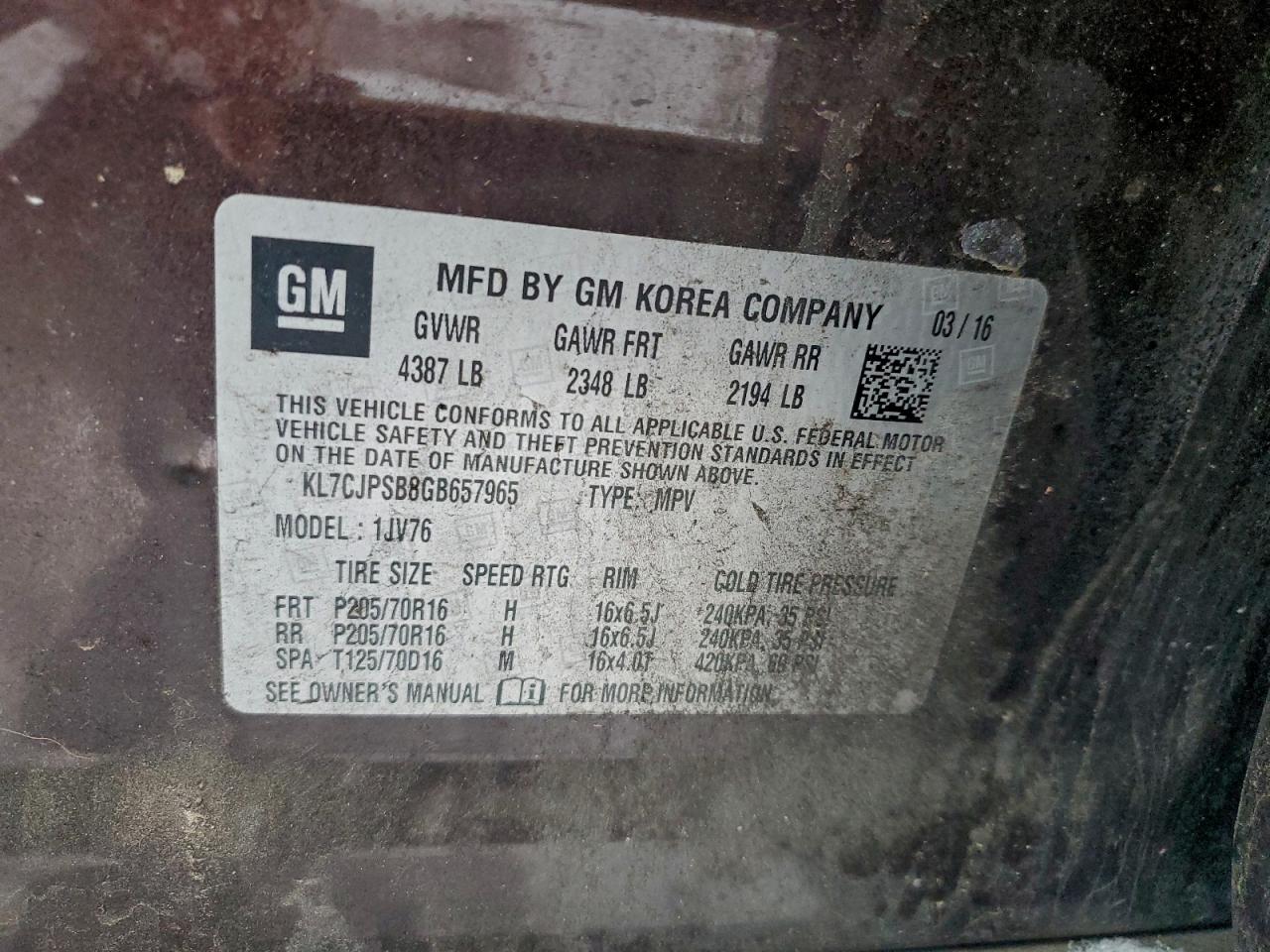 Chevrolet Trax 1lt Image 11