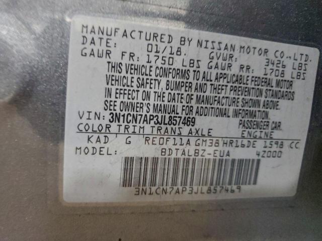 Nissan Versa S Image 9