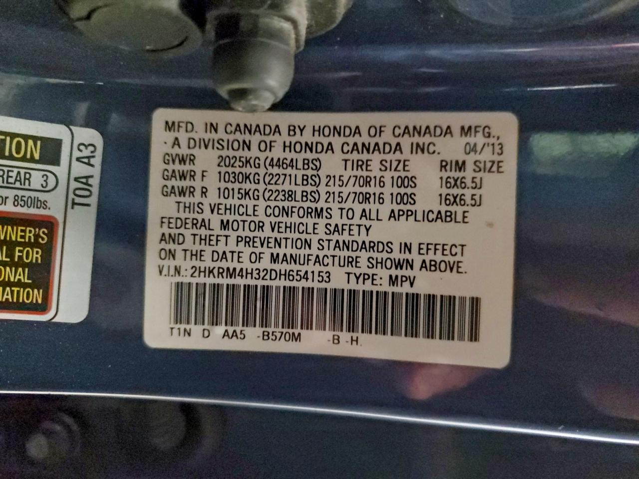 Honda Crv Lx Image 7