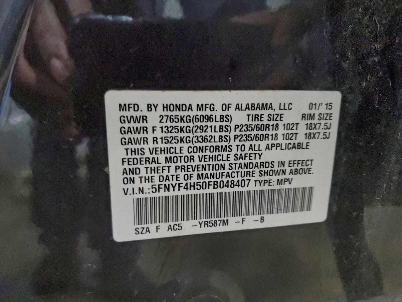 Honda Pilot Exl Image 6