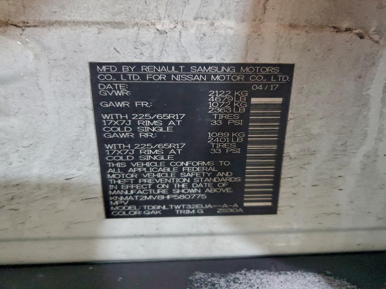 Nissan Rogue S Image 10