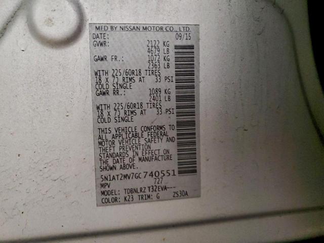 Nissan Rogue S Image 12